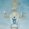 Ours-blanc-oeuvre-d-art-artiste-carole-gourrat-